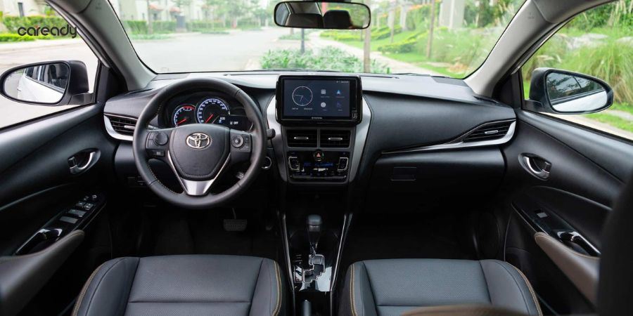 Nội thất Toyota Vios được bọc da sang trọng