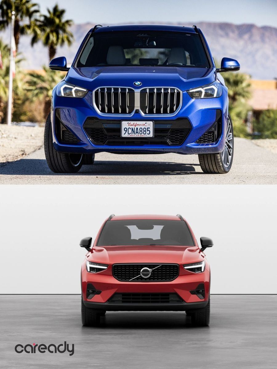 So sánh thiết kế đầu xe BMW X1 và Volvo XC 40