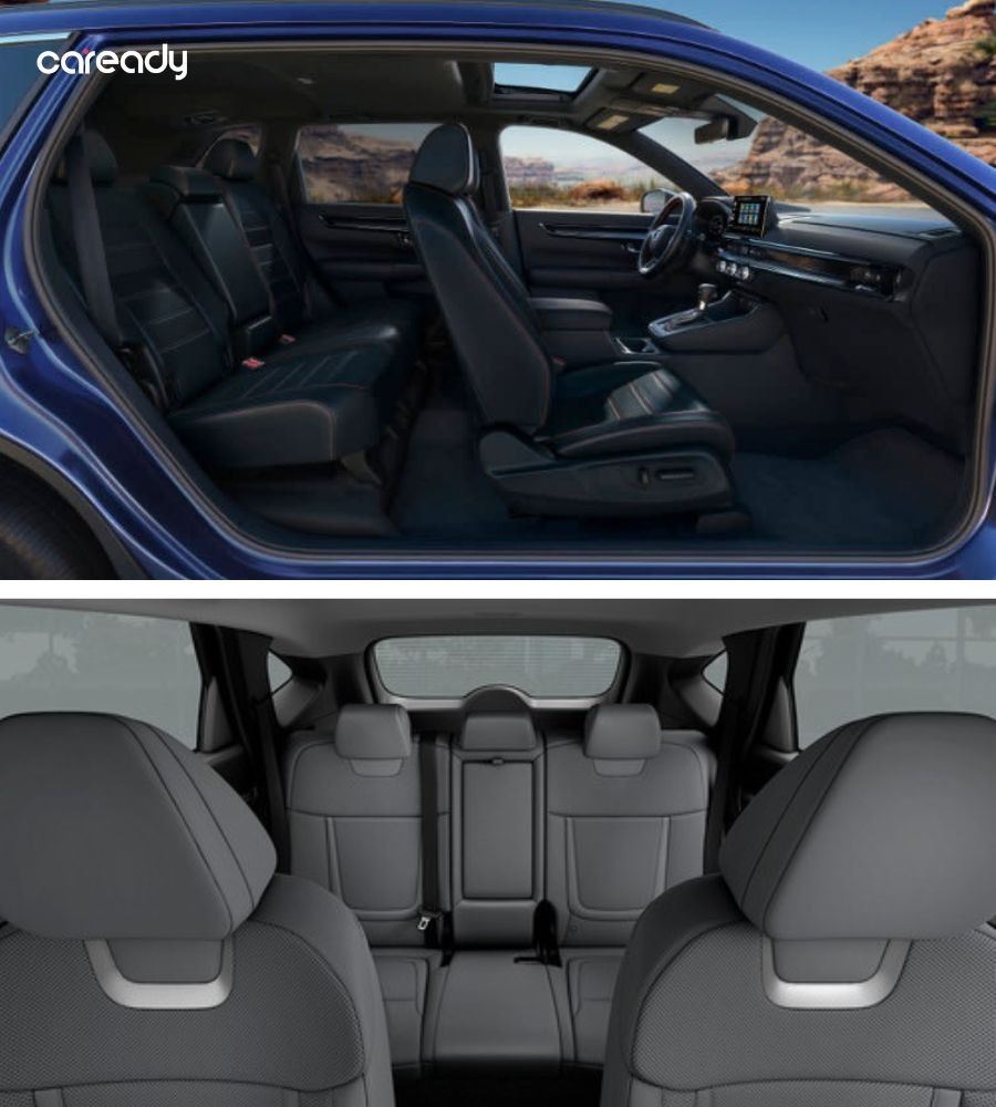 Trang bị nội thất trên Honda CR-V và Hyundai Tucson tương đương nhau