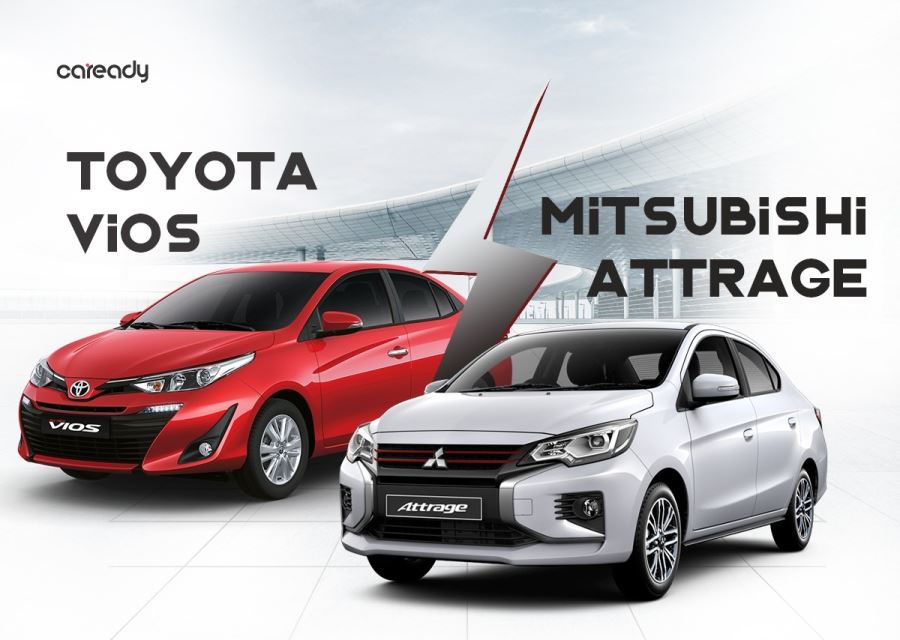 So sánh xe Mitsubishi Attrage và Toyota Vios