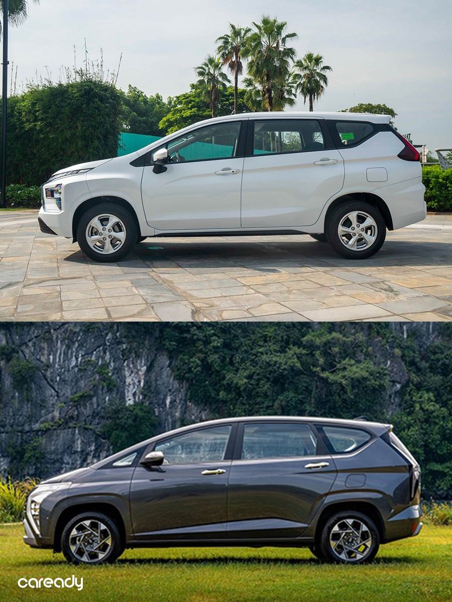 So sánh xe Mitsubishi Xpander và Hyundai Stargazer về thiết kế thân xe