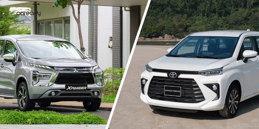 So sánh xe Mitsubishi Xpander và Toyota Avanza Premio