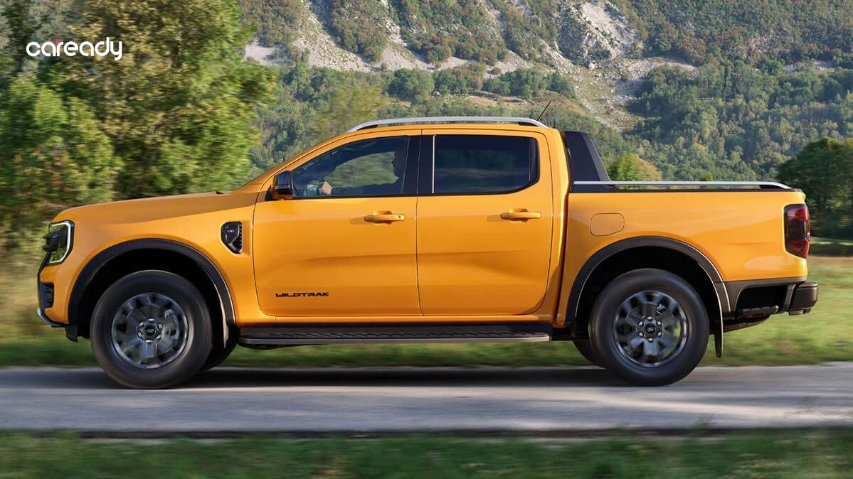 Thân xe Ford Ranger đã giữ lại nhiều điểm đặc trưng quen thuộc từ phiên bản trước