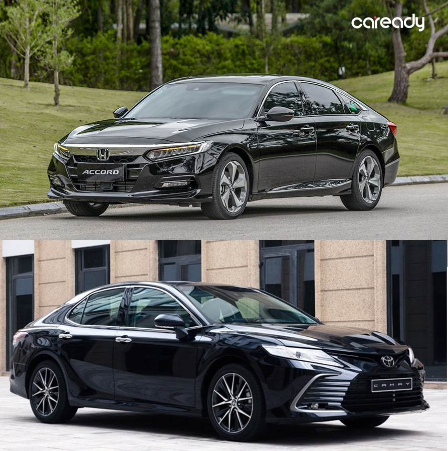 So sánh ngoại thất Honda Accord và Toyota Camry