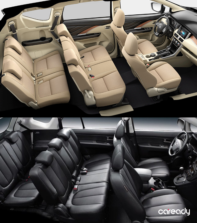 So sánh nội thất Mitsubishi Xpander và Kia Carens