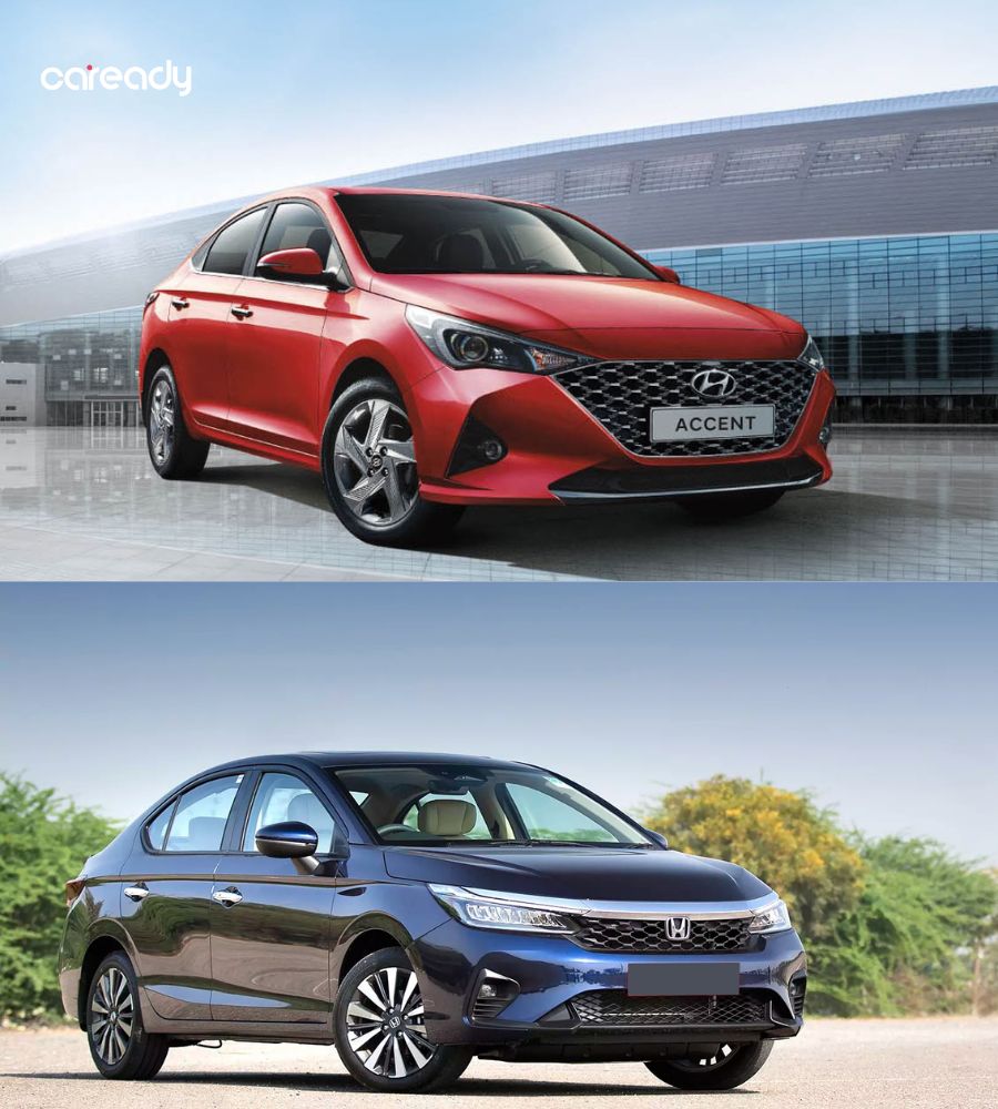 So sánh thiết kế ngoại thất của Hyundai Accent và Honda City