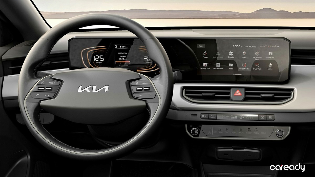 Vô lăng lấy cảm hứng từ mẫu xe điện EV6