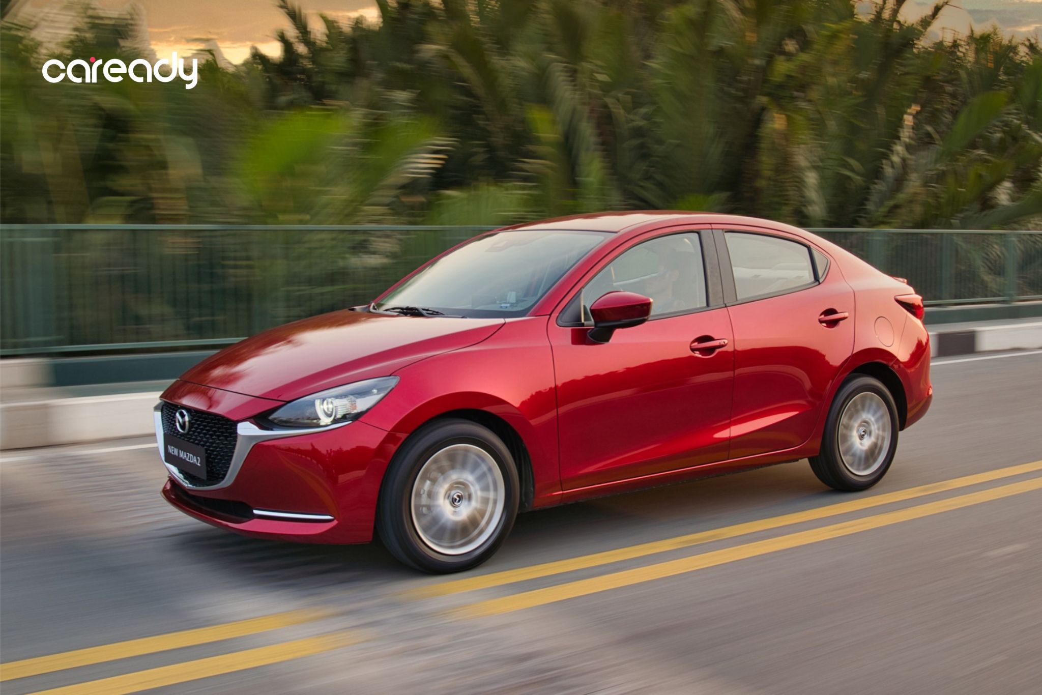 Mazda 2 có hai tuỳ chọn kiểu dáng sedan hoặc hatchbak