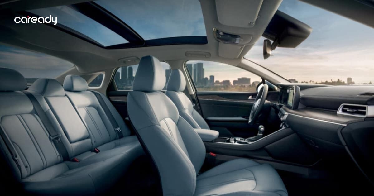 Kia K5 mang đến không gian ghế ngồi rộng rãi bậc nhất phân khúc