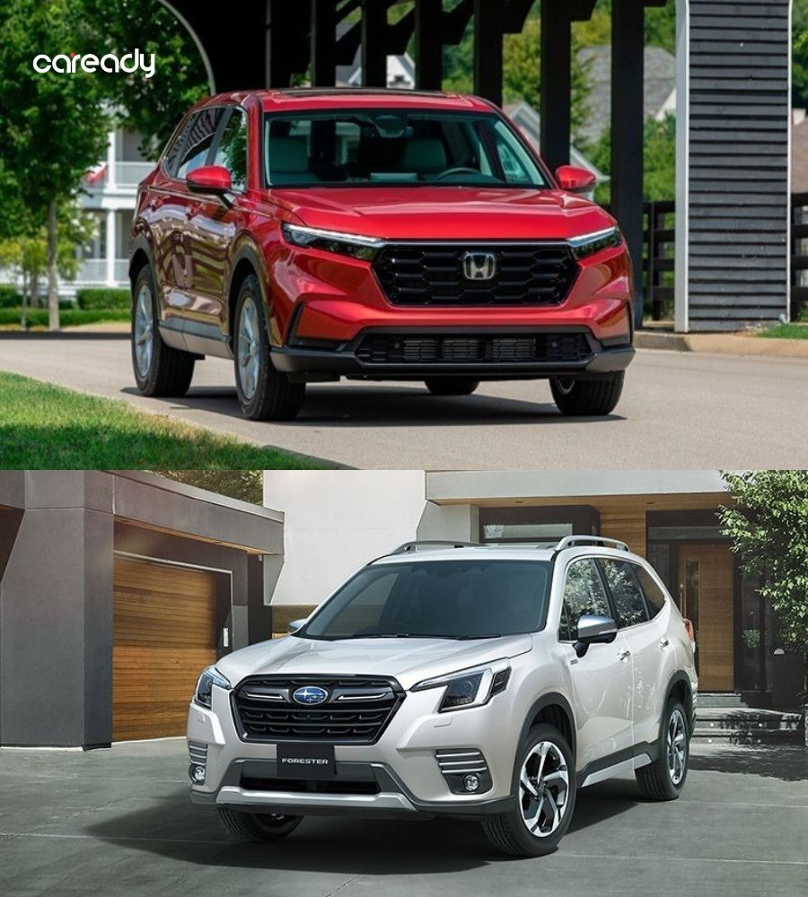 So sánh ngoại thất Honda CR-V và Subaru Forester