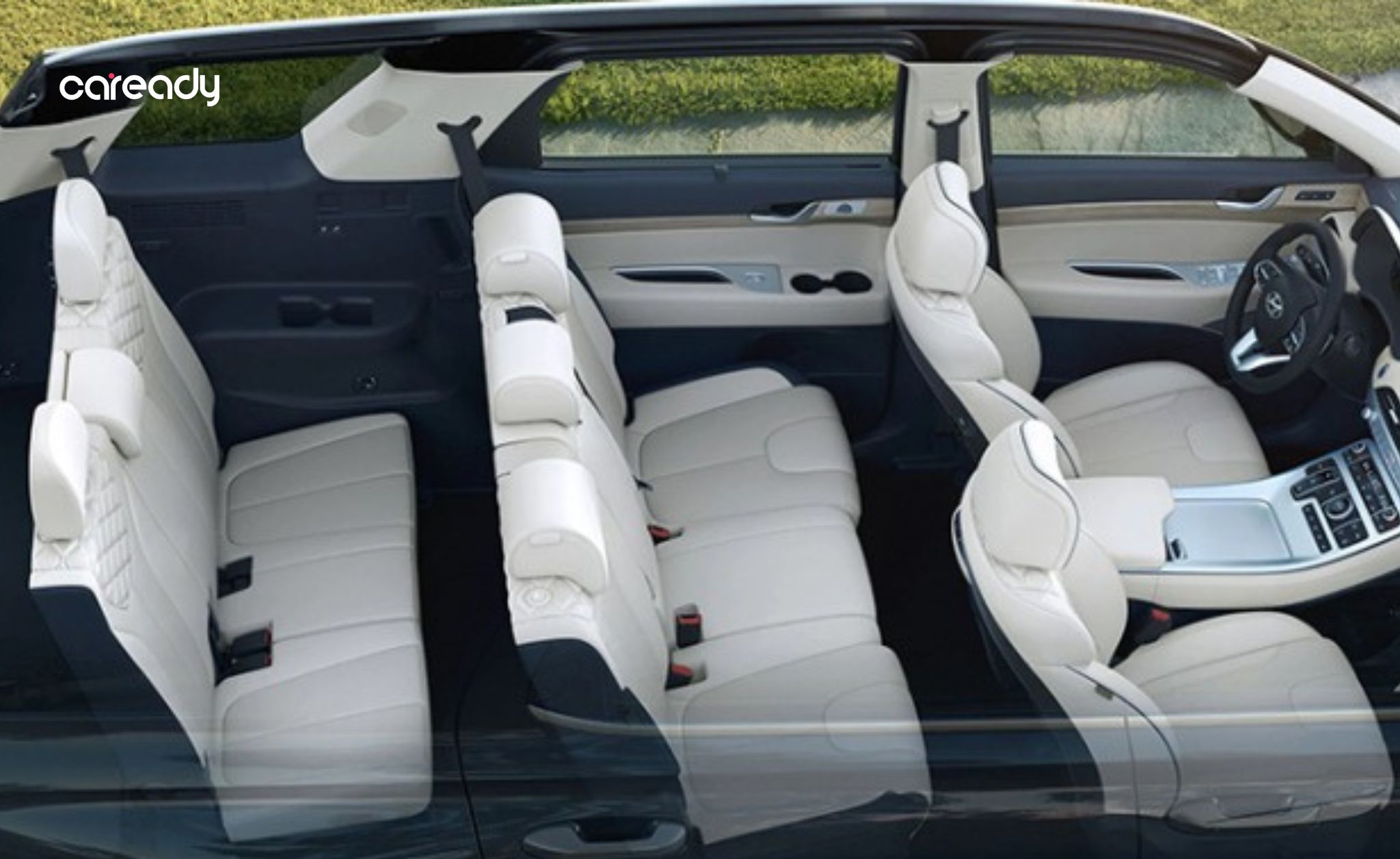 Thiết kế khoang hành khách Hyundai Palisade 2023