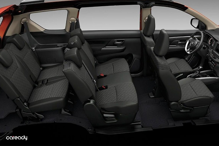 Không gian của Suzuki Ertiga khá rộng rãi