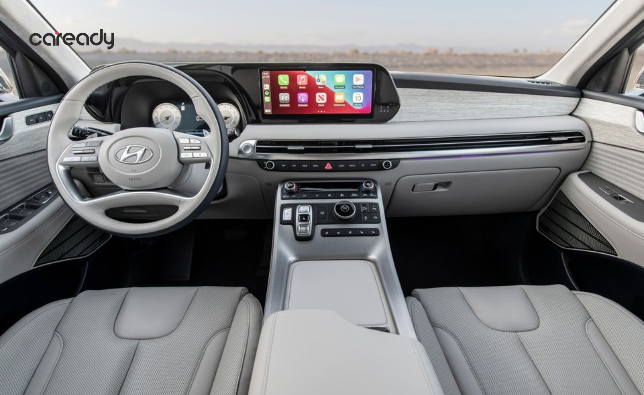 Thiết kế khoang lái Hyundai Palisade 2023