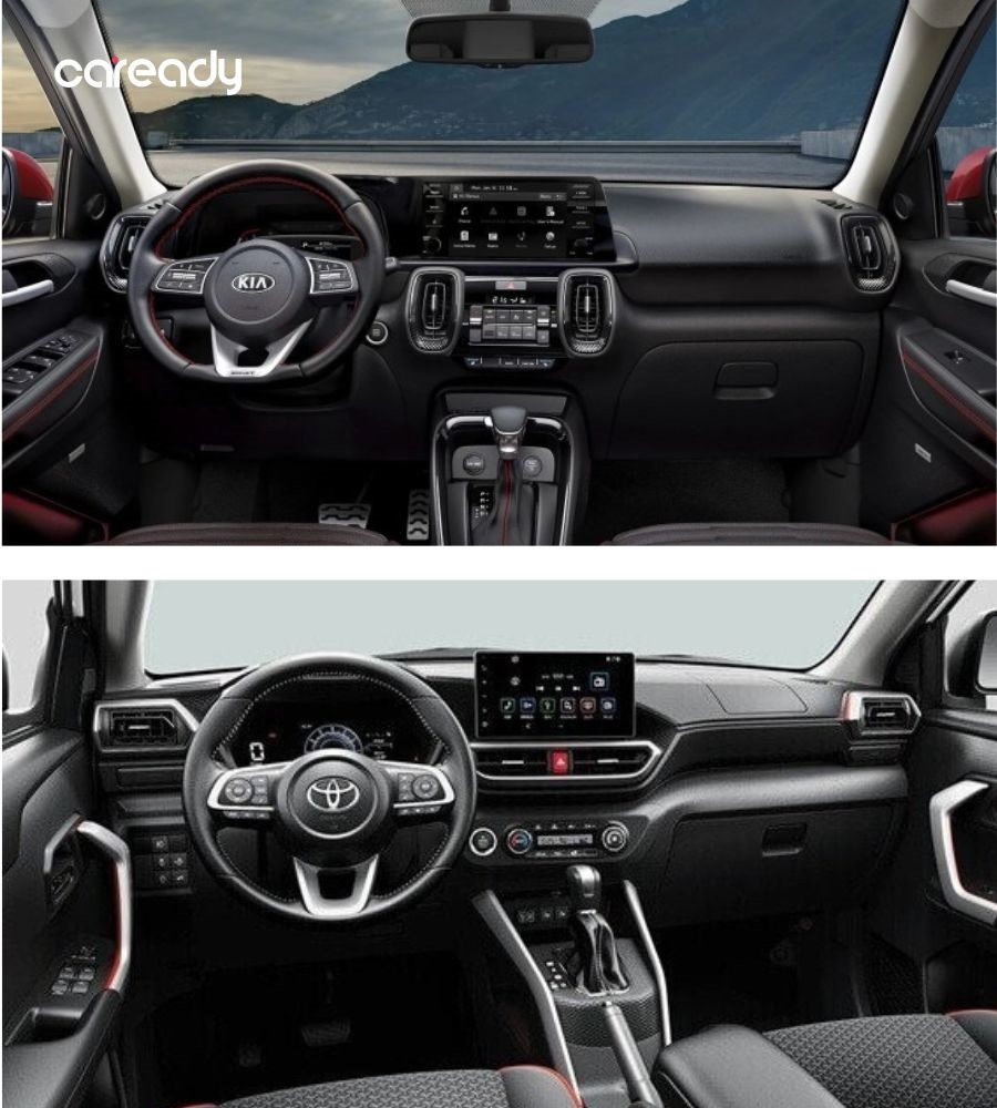 Khoang lái của hai mẫu xe đều được thiết kế theo phong cách hiện đại