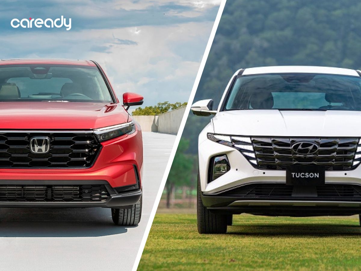 Ở thế hệ mới nhất, Honda CR-V và Hyundai Tucson đều có tinh chỉnh về thiết kế ngoại thất