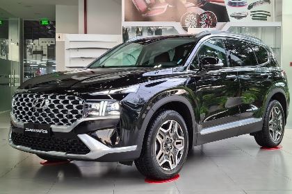 Hyundai Santa Fe 2.5 Xăng Cao cấp 2022 Đen - Tặng bộ quà tặng vip đi kèm