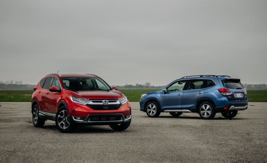 So sánh Honda CR-V và Subaru Forester