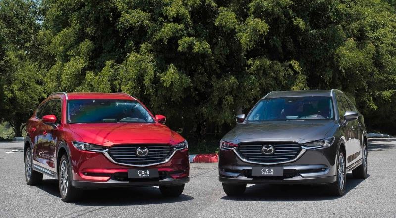 So sánh xe Mazda CX-8 Luxury và Premium