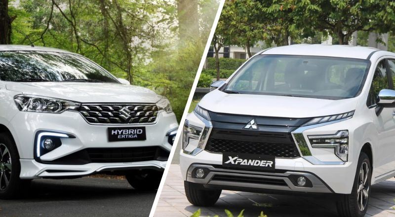 So sánh xe Suzuki Ertiga và Mitsubishi Xpander