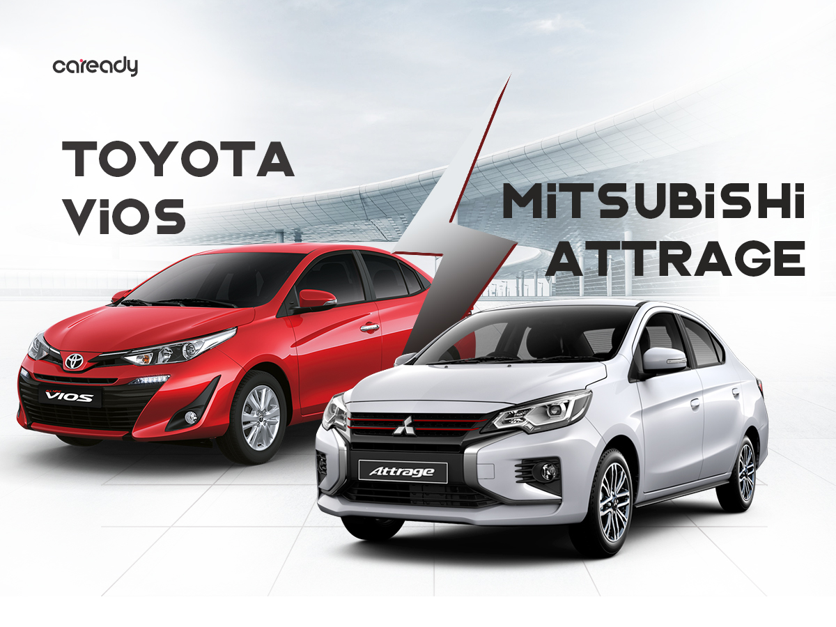 So sánh Mitsubishi Attrage và Toyota Vios